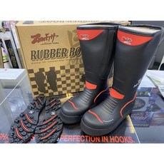 【漁魂釣具行】幸福TANAKA 巨物可換底磯釣長筒釘鞋 中長筒釘鞋 磯釣鞋 防水防滑靴 M 4L 可換底磯釣長筒釘鞋, L(26-26.5cm)