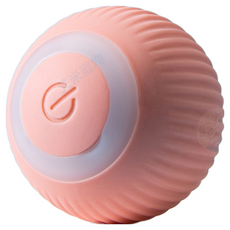 艾米 智能自動滾動逗貓球, 粉色, 1個, single product