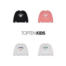 탑텐 키즈 MKF1TR2201 여아 더블니트 그래픽 스웨트셔츠 454055