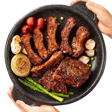 [억수로상회] 슬로우스모킹 바베큐 폭립, 1개, 500g