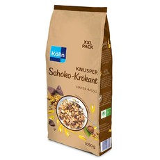 쾰른 Kolln 크런치 초코 귀리 뮈즐리, 1개, 1.05kg