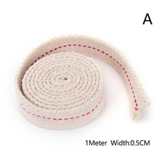 흰색 등유 램프 심지 편조 코튼 플랫 오일 1 미터 05cm-2cm 새로운 스타일, 08 A