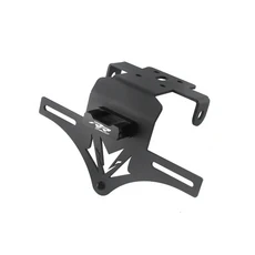 QJMOTOR SRK 600 RR 오토바이 라이센스 플레이트 홀더 방향 지시등 LED가있는 테일 깔끔한 제거기, 13 RR600-Fixed-Black