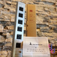 KOJO Technology 光城精工 Crystal 3.1 日本製 插座 電源分配器 淨化電源排插座, 1個, Crystal 6.1