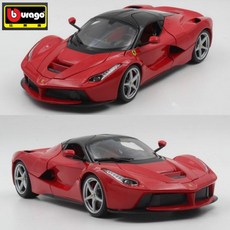 브라고 부라고 페라리 라페라리 슈퍼카 스포츠카 자동차 모형 프라모델 다이캐스트 1:18, 1개, 레드