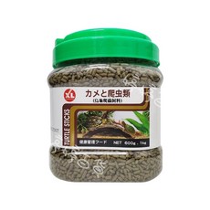 XL 烏龜飼料 澤龜飼料 富含維生素與蛋白質 長條狀飼料, 1個, 600g