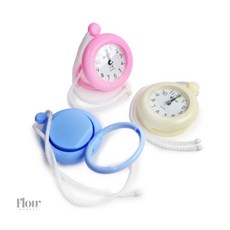 끈방수시계 욕실 부엌 방수벽시계, 핑크