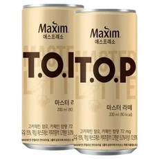 맥심 티오피 마스터라떼 200ml x 36캔 (WFGOT12), 36개