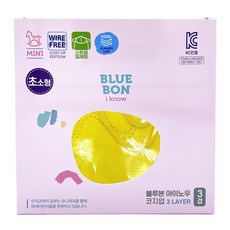 Blue Bone Summer Line Eye-Know 迷你微色面膜, 黄色的, 40張, 4盒