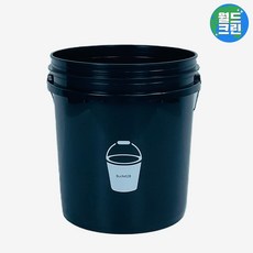 버킷28 세차버킷 18L 블랙 버킷 돌리 대용량 자동차 차량 세차 물통 바구니, 버킷28세차버킷