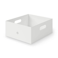 MUJI 무인양품 재생 폴리프로필렌 파일박스 스탠다드 1/2 화이트그레이, 1개, ホワイトグレー