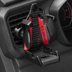 汽車手機架 賽車椅造型手機架 車用手機架 車上手機架 貨車手機架 汽車支架, 1個, 汽車手機架 - 賽車椅 - 紅色