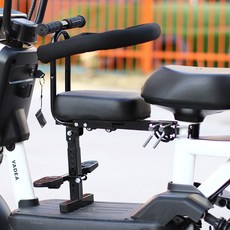 전기 자전거 아기 의자 유아 안장 릴리즈 등받이 좌석 블랙, 1개, -8 블랙 대형 두꺼운 좌석 전체커버