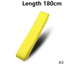 태권도품 겨루기 장비 태권도 컬러 랭킹 벨트 코튼 무술 유도 가라테 합기도 유니폼 1 개, 1개, [03] A3