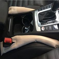 진소네디자인 자동차 틈새쿠션 차량용틈새막이, 브라운