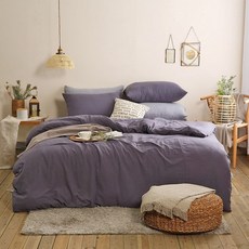 아유베딩 헤이즐워싱 매트커버세트(S/SS/D/Q) 5colors, 그레이