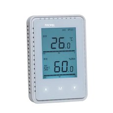 TECPEL 泰菱 TRH-403 溫濕度傳送器 壁掛式 含顯示 警報, 1個