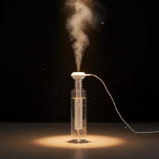 생수통가습기 저소음 책상용 소형 사무실 미니 물병 책상용 초미세 탁상용 생수병 가습기, 생수통가습기 본품(필터 숏+롱 포함)