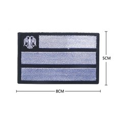 러시아 소련 자수 완장 매직 스티커 후크 루프 군사 팬 전술 사기 배지 배낭 패치, 1개