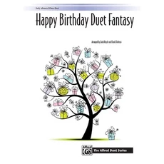 Happy Birthday Duet Fantasy - 早期高級鋼琴二重奏, 平裝