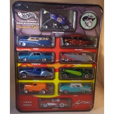 정품++ 핫휠 Hot Wheels Larry Wood 35th Anniversary Commemorative Classics 10 Car Tin Exclusive Paint