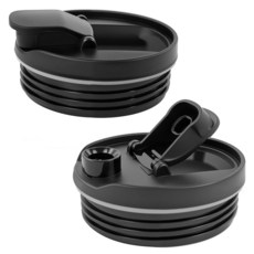 닌자 블렌더용 교체 부품 뚜껑 2개 내부 지름 7.1cm(2.8인치) 핍 앤 씰 뚜껑 닌자 블렌더 BL660 BL740 BL770 BL780 BL810 BL820 BL830, 16oz Blender Cup Lid-A