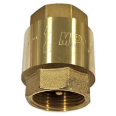 팬더 25A 황동 판체크밸브 입상식 배관 수도 역류방지 수입산(중국), 1개, 상세페이지 참조