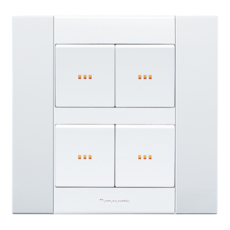 Panasonic 銀河系列 四切開關 WEMF5142, 1個