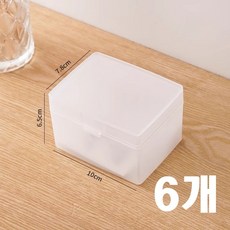 미소데이샵 반투명 보관함 플라스틱 케이스, 1세트, 단일