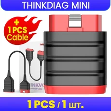 THINKCAR THINKDIAG 미니 자동 OBD2 블루투스 스캐너 전체 시스템 진단 평생 무료 자동차 진단 스캔 도구, 01 DIAG MINI and Cable, 01 China Mainland