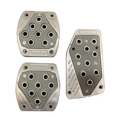 차차랩 플래티넘 페달 패드 보조발판 클러치 악셀 브레이크 튜닝 수동 트럭 3P, 레드