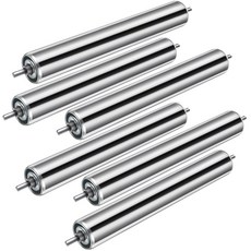 카누 카약 목공 중품 지원을 위한 탄데피오 10개 컨베이어 롤러 길이 16인치 직경 2인치 아연 도금 강철 벨트 중력 전달 교체 부품