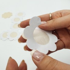 세트 꽃 디자인 패치 편안한