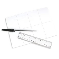 투명 플라스틱자 15cm 문구용