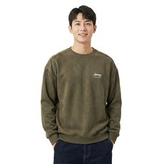 지프스피릿 남녀공용 올드스쿨 스웨이드 헤비 맨투맨 BL3831