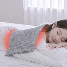 한일의료기 원적외선 허리 어깨 무릎 배 온열찜질기 찜질팩, 블랙, L