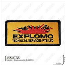 ARMYGO 未爆破處理組 部隊章(六) 軍事風格個性化裝飾 耐用高品質 輕巧易攜帶, 1個, 不車魔鬼氈