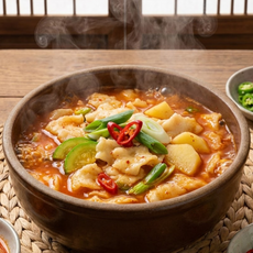 숙성 반죽 얼큰 수제비 간편조리 캠핑음식, 3개, 620g