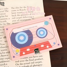 可錄音卡片 告白卡片 聲音卡片 留聲卡片 錄音帶卡片, 1個, 淺粉色 (可錄製60s)