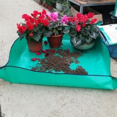 화분 분갈이 매트 66x66cm 방수 원예용 홈가드닝 김장 모래놀이 M50549