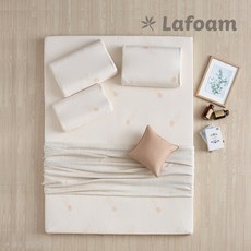 라폼 천연라텍스 매트리스 5cm 슈퍼싱글(SS) 미디엄 - 속커버+겉커버