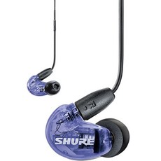 슈어 다이내믹 드라이버 유선 이어폰 프로한정판, 퍼플, SE215