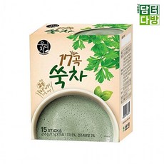 17곡 송원 쑥차 15스틱 누구나좋아하는 한끼식사 포만감있는, 1개