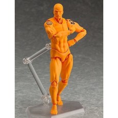 shf 素體2.0 繪畫道具 橙色 男女通用 可動手辦模型人偶, 1個, 男款