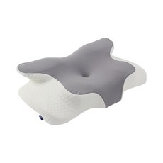 나비형 경추베개 (그레이) DK43 hyi6+9dNi, 1개