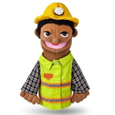 [4] 역할 놀이 손 인형 핸드 플러시 셰프 의사 소방관 해적 탐정 운동 선수 간호사 작업자 손 인형 장난감 인형 아동용 스토리텔링 상상력 있는 역할 놀이 교육 유치원(교사)