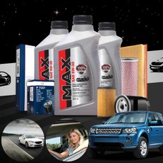 레인지로버 프리랜더 2.2 SD 디젤 MAX 롱라이프(2만km) 엔진오일세트 5W30