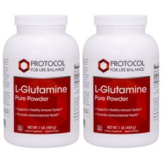 Protocol For Life Balance L-麩醯胺酸素食補充粉, 2罐, 454g