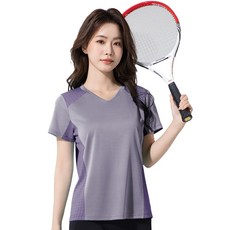 綾羅綢緞 V領多孔隙調節衣 台灣製排汗衣 吸濕排汗 運動上衣 女上衣 短袖【R5502】