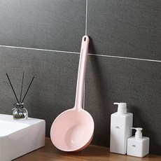 손잡이 대야 양동이 바가지 다라이 욕실 목욕탕 목욕용 블루, 1개, C. 핑크